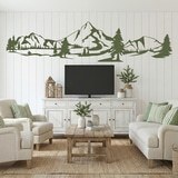 Wall Stickers: Mountains and pines 8