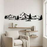 Wall Stickers: Mountains and pines 9