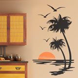 Wall Stickers: Sunset from the shore 2
