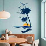 Wall Stickers: Sunset from the shore 5