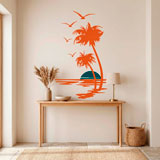 Wall Stickers: Sunset from the shore 6