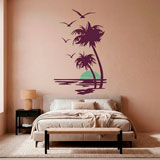 Wall Stickers: Sunset from the shore 8