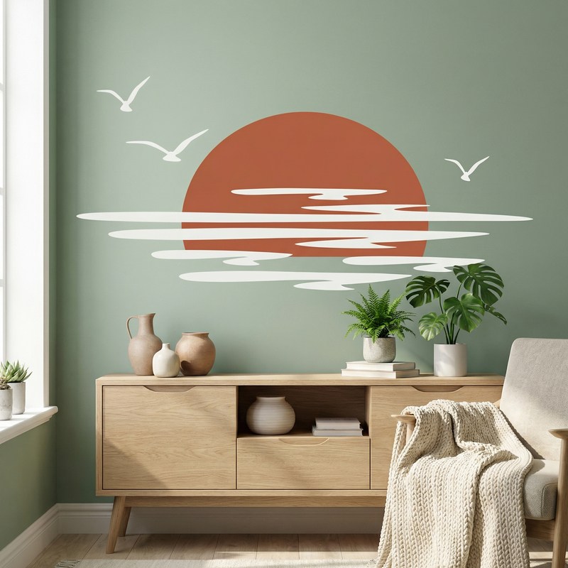 Wall Stickers: Sunset
