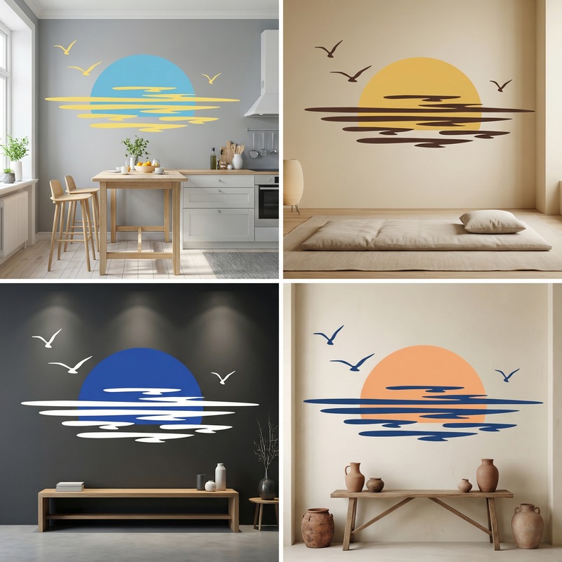 Wall Stickers: Sunset