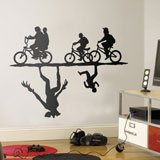 Wall Stickers: Children on Bike Stranger Things 2
