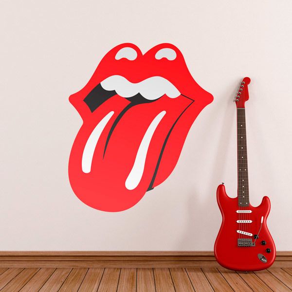 Wall Stickers: Rolling Stones Language