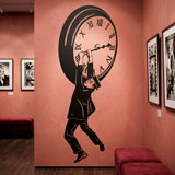 Wall Stickers: Harold Lloyd hanging from the clock 11