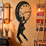 Wall Stickers: Harold Lloyd hanging from the clock 13