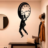 Wall Stickers: Harold Lloyd hanging from the clock 16