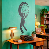 Wall Stickers: Harold Lloyd hanging from the clock 17