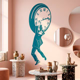 Wall Stickers: Harold Lloyd hanging from the clock 21
