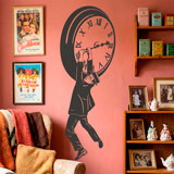 Wall Stickers: Harold Lloyd hanging from the clock 24