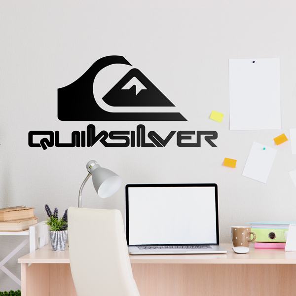 Wall Stickers: Quicksilver logo Bigger
