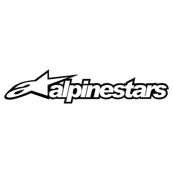 Wall Stickers: Alpinestars horizontally