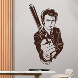 Wall Stickers: Dirty Harry with a gun 3