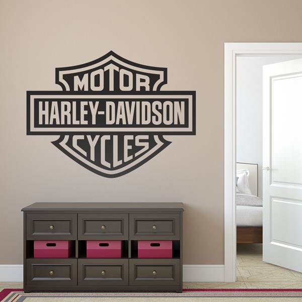 Wall Stickers: Logo Harley Davidson Bigger