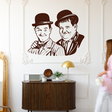 Wall Stickers: Stan Laurel and Oliver Hardy 4