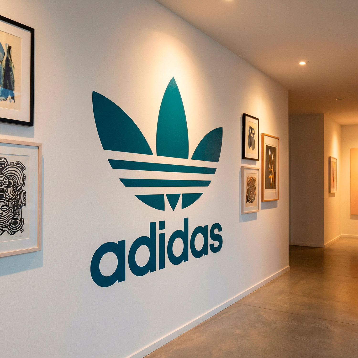 Wall Stickers: First logo of Adidas
