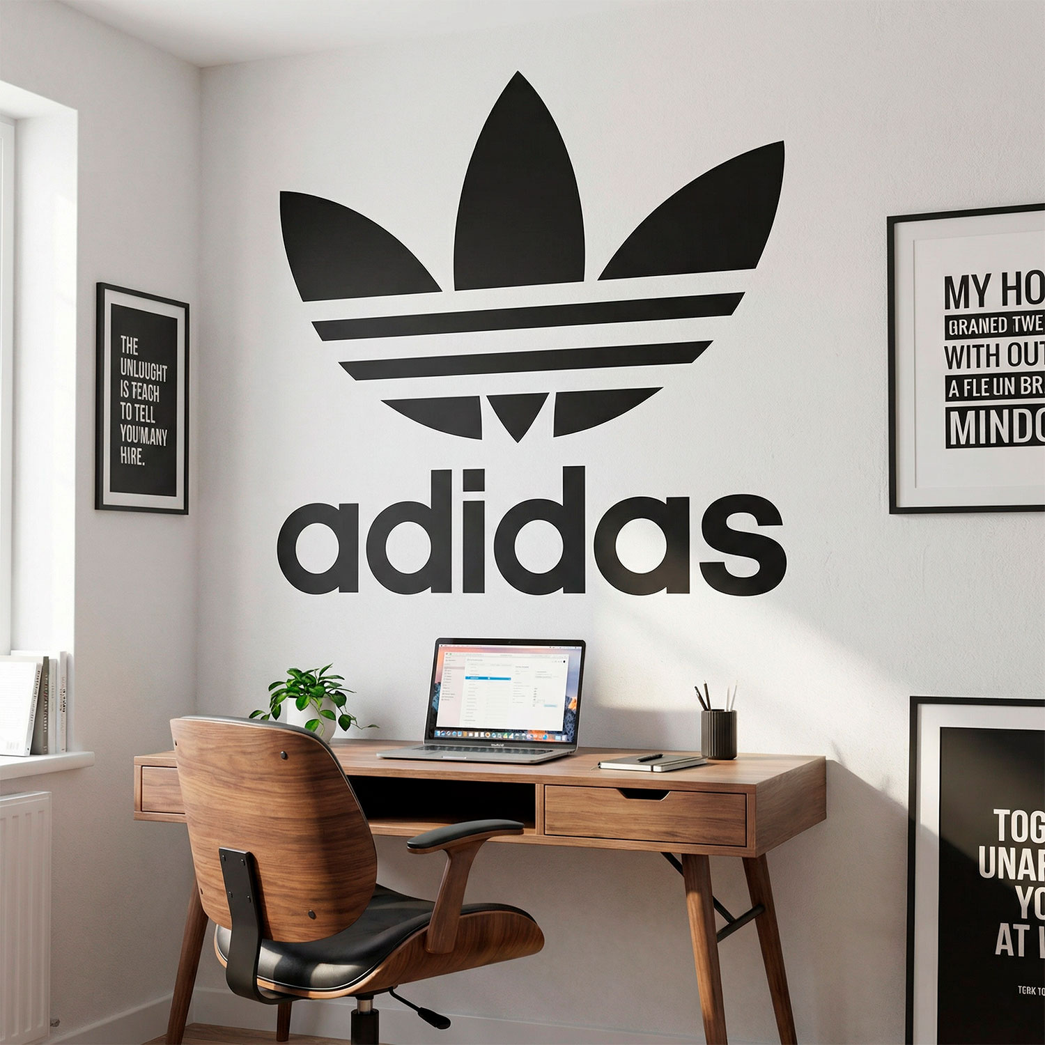 Wall Stickers: First logo of Adidas