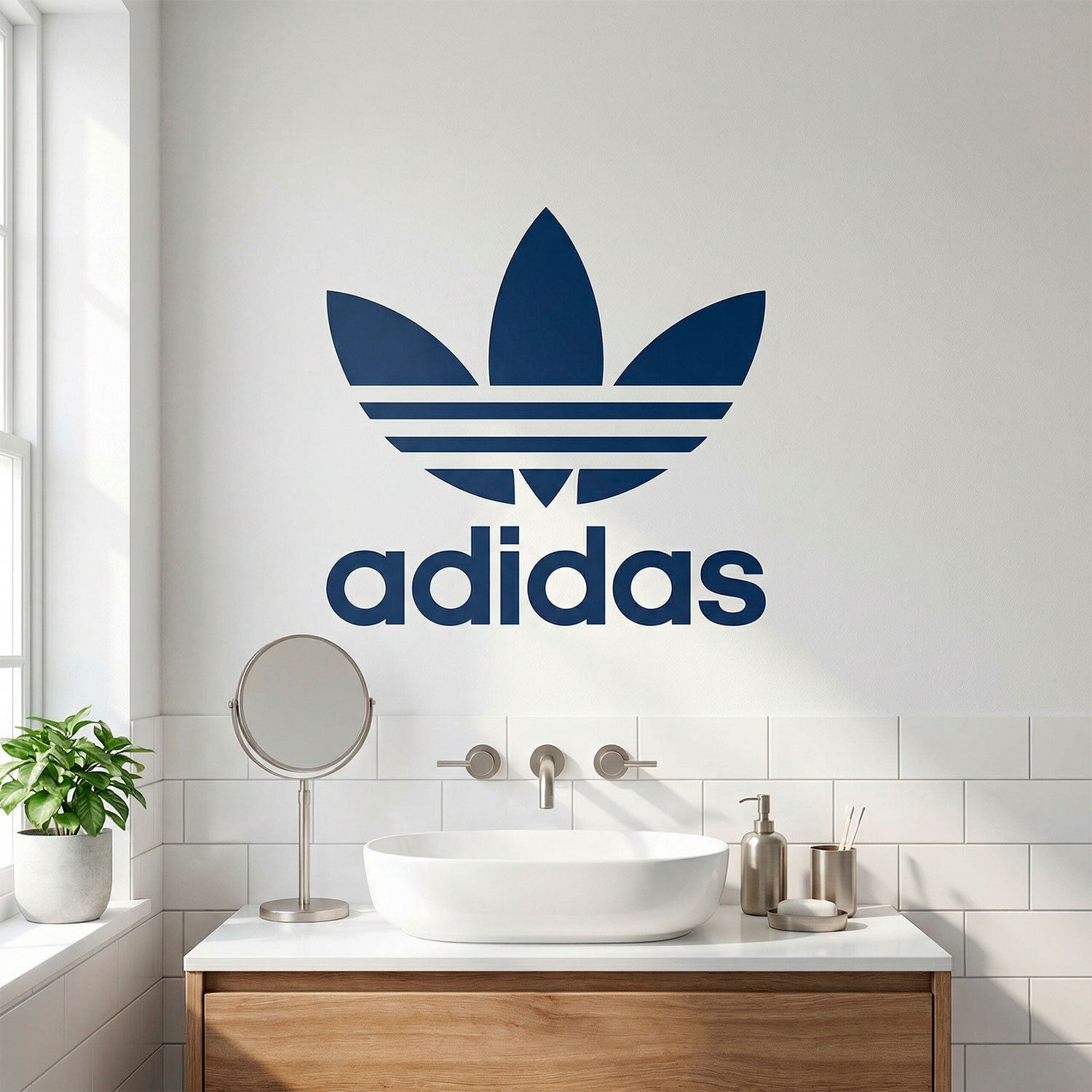 Wall Stickers: First logo of Adidas
