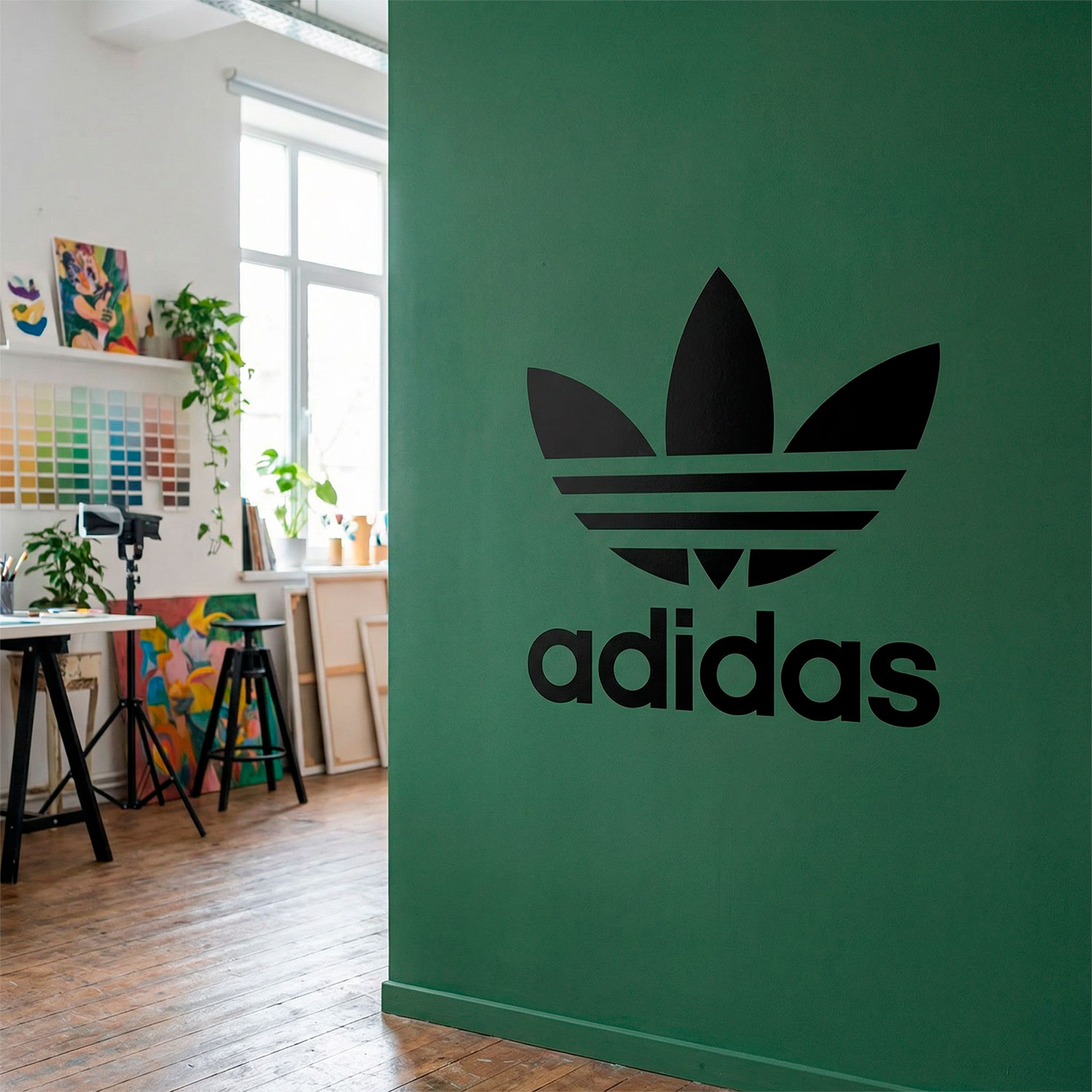 Wall Stickers: First logo of Adidas
