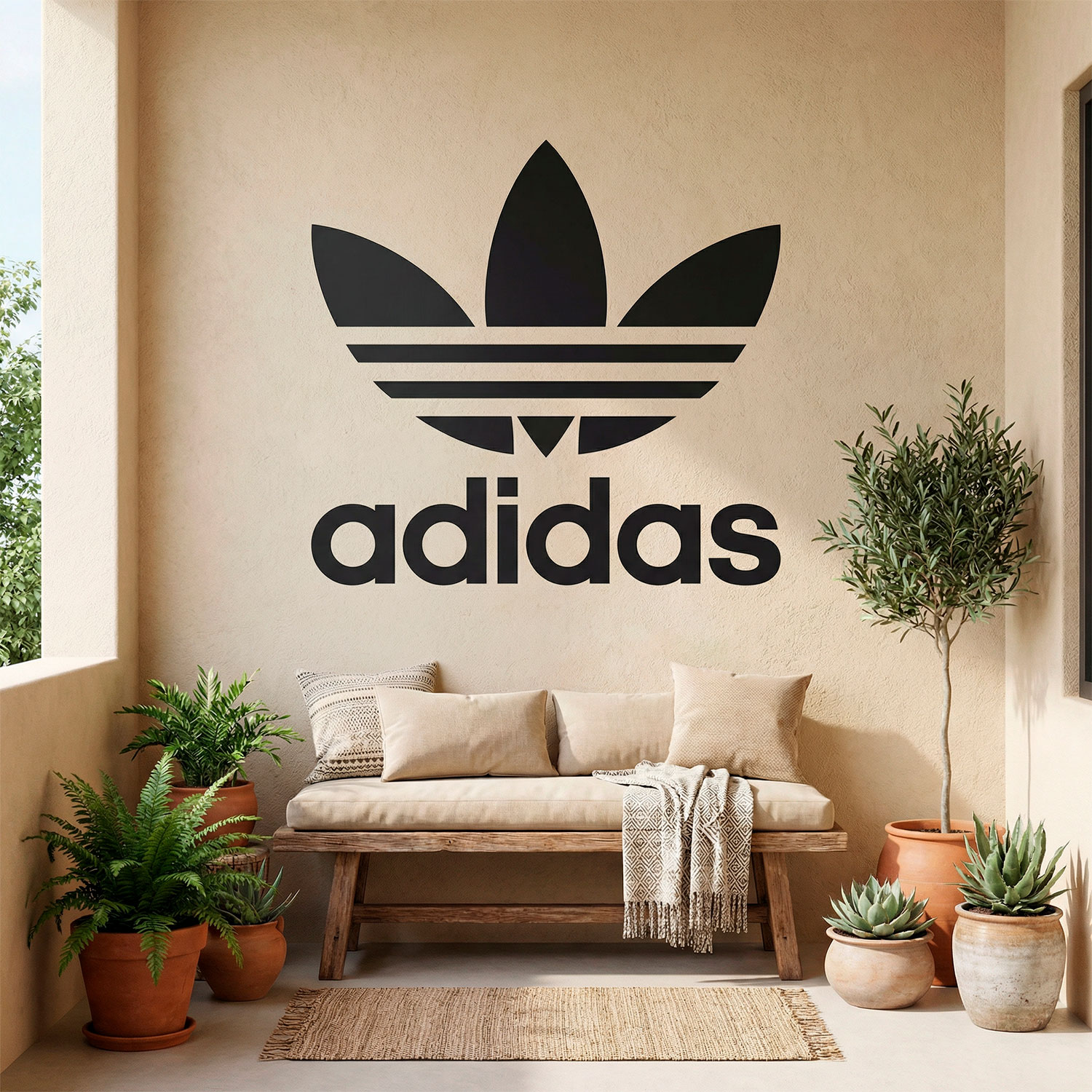 Wall Stickers: First logo of Adidas