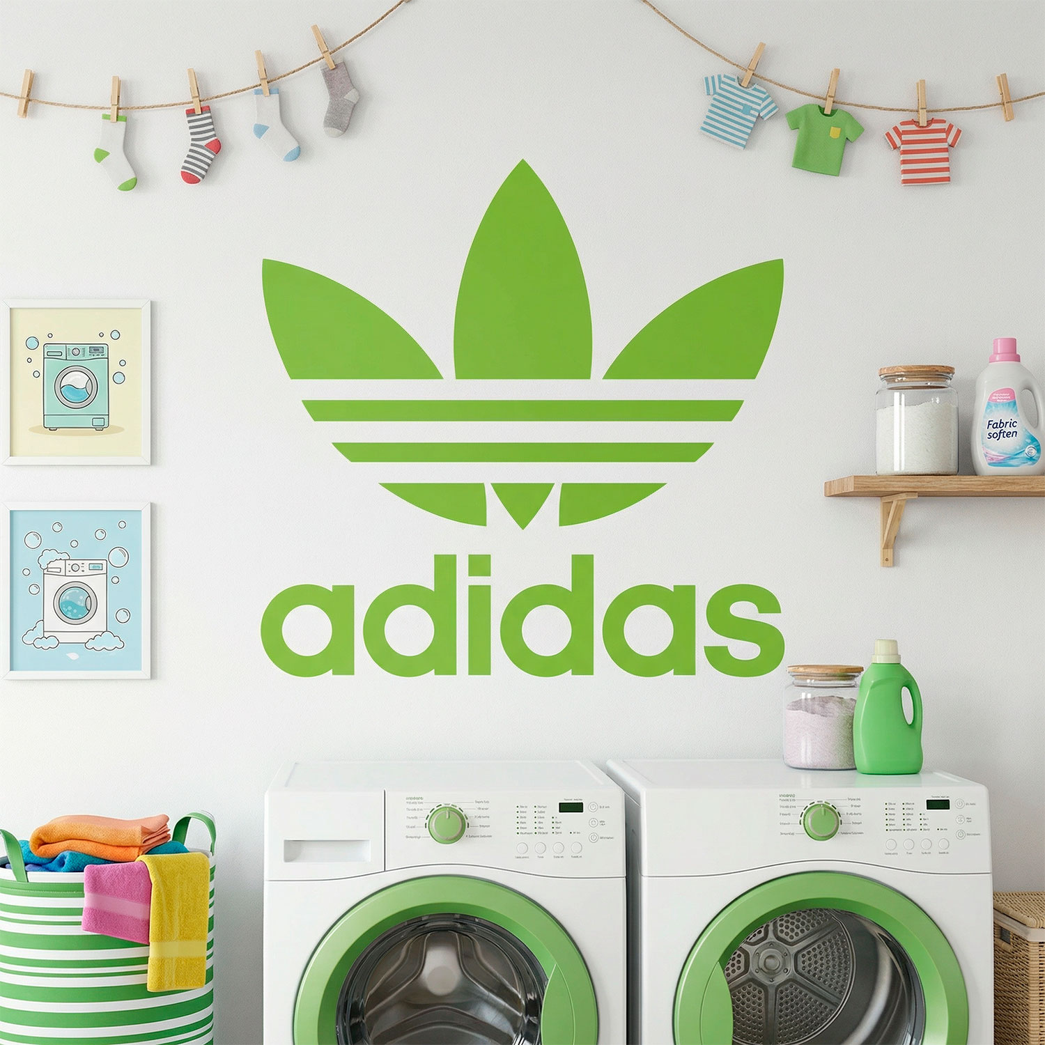 Wall Stickers: First logo of Adidas