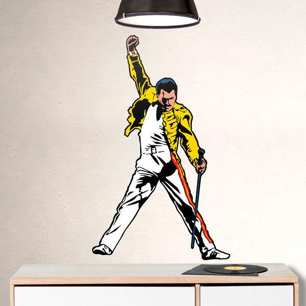 Wall Stickers: Freddie Mercury in concert 1