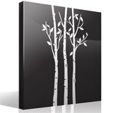 Wall Stickers: Trees in the forest in autumn 2