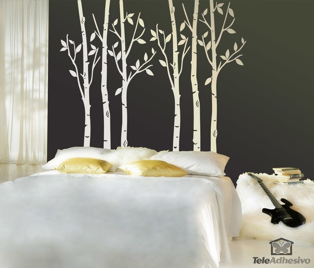 Wall Stickers: Trees in the forest in autumn