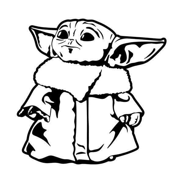Wall Stickers: Baby Yoda