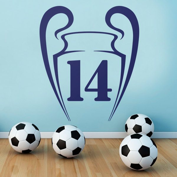 Wall Stickers: Real Madrid 14 Champions