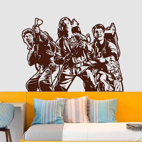 Wall Stickers: The Ghostbusters in action