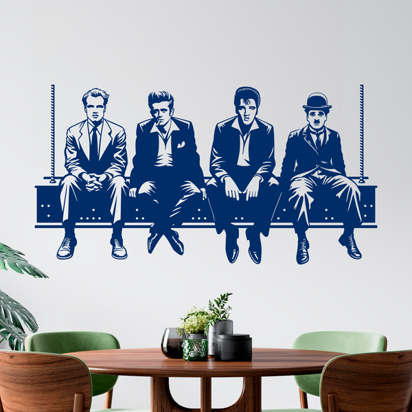 Wall Stickers: Brando - James - Elvis - Chaplin