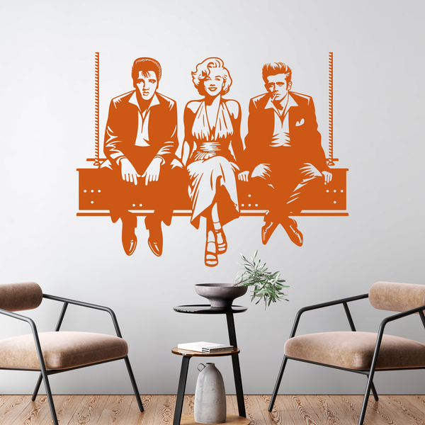 Wall Stickers: Elvis - Marilyn - James