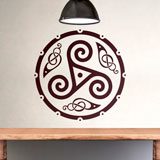 Wall Stickers: Celtic triskele with knots 2