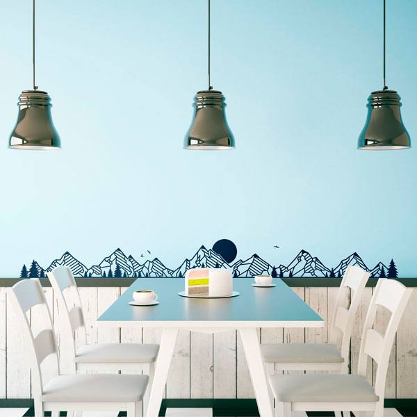 Wall Stickers: Mountain landscape