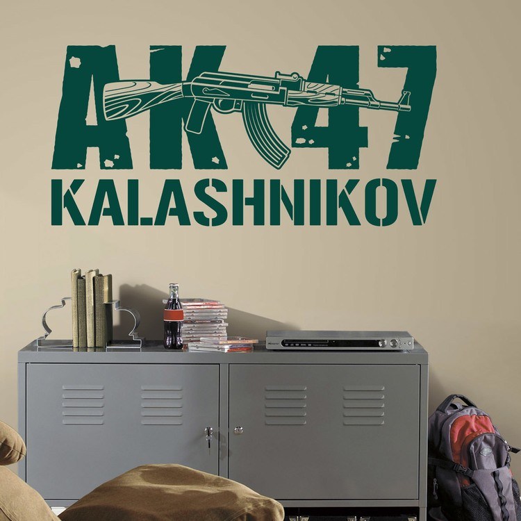 Wall Stickers: AK 47 Kalashnikov