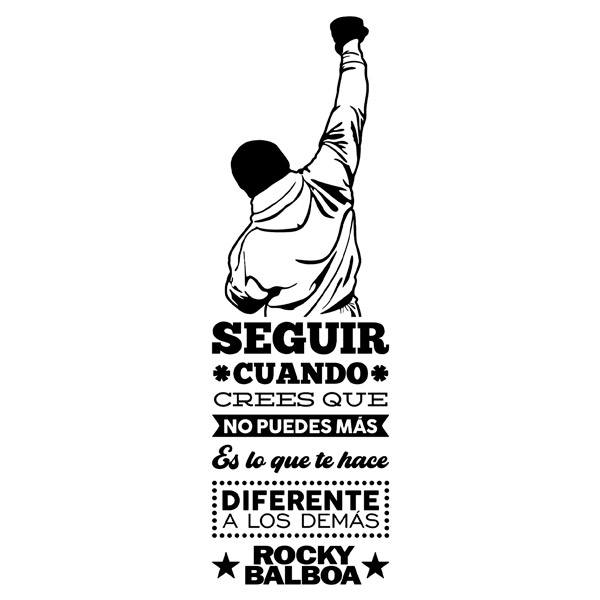 Wall Stickers: Decorative vinyl with Rocky Balboa quote