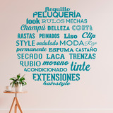 Wall Stickers: Typeface Hairdressing 2