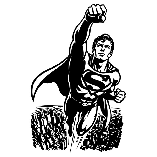 Wall Stickers: Superman Metropolis