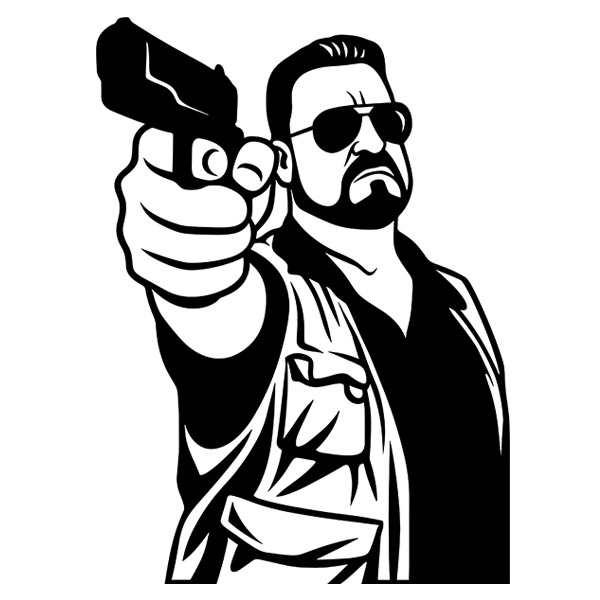Wall Stickers: Walter Sobchak - The Big Lebowski
