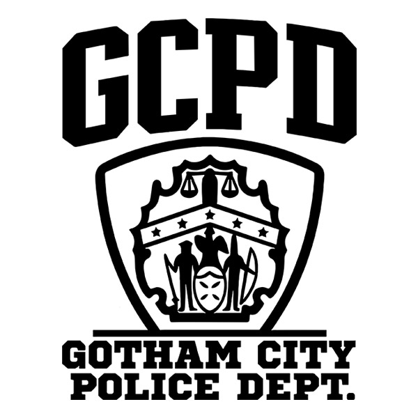 Wall Stickers: GCPD - Gotham City Police Dept