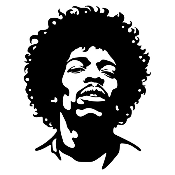 Wall Stickers: Jimi Hendrix Artist