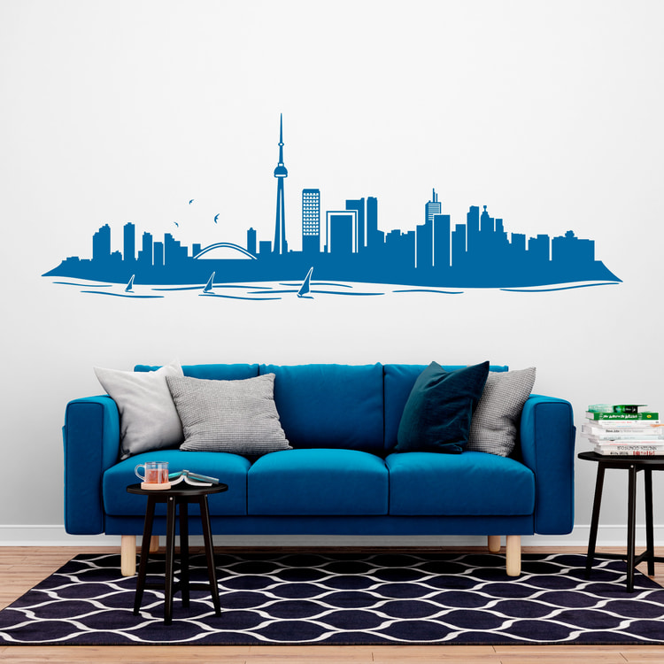 Wall Stickers: Skyline Toronto