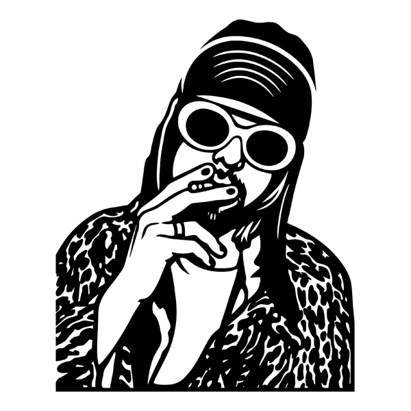 Wall Stickers: Kurt Cobain