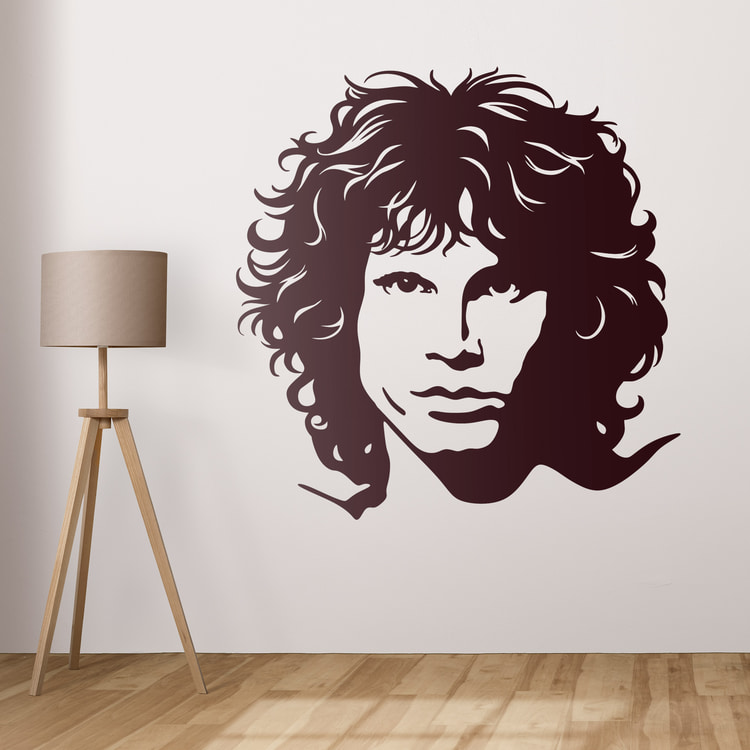 Wall Stickers: Jim Morrison - The Doors