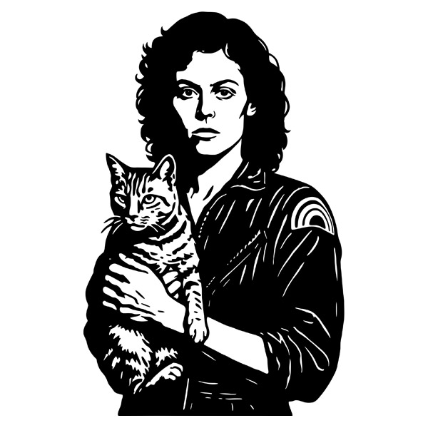 Wall Stickers: Lieutenant Ripley and Jonesy
