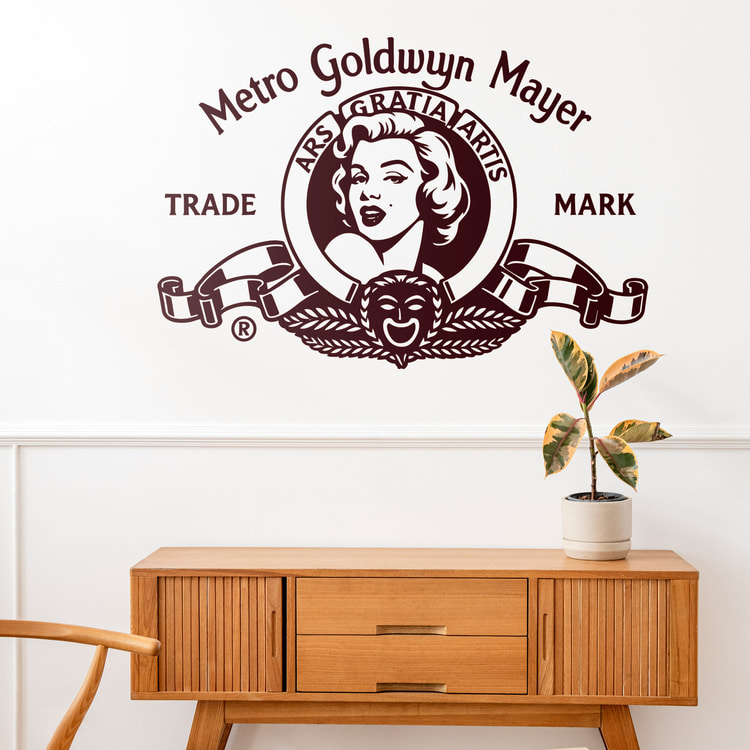 Wall Stickers: MGM Logo Marilyn Monroe wall sticker