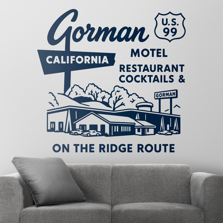 Wall Stickers: Motel Gorman California